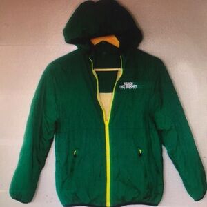 Kids Green Jacket with Hood